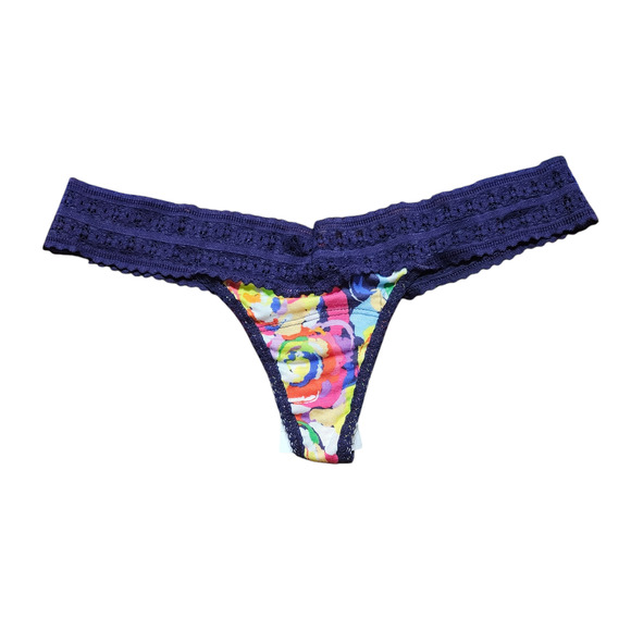 New Hanky Panky OS Printed DreamEase Original Rise Thong Tales  Wonder Panties - Picture 1 of 3